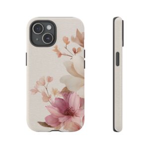 Floral Watercolor Tough Case — Pink Blossom Phone Case